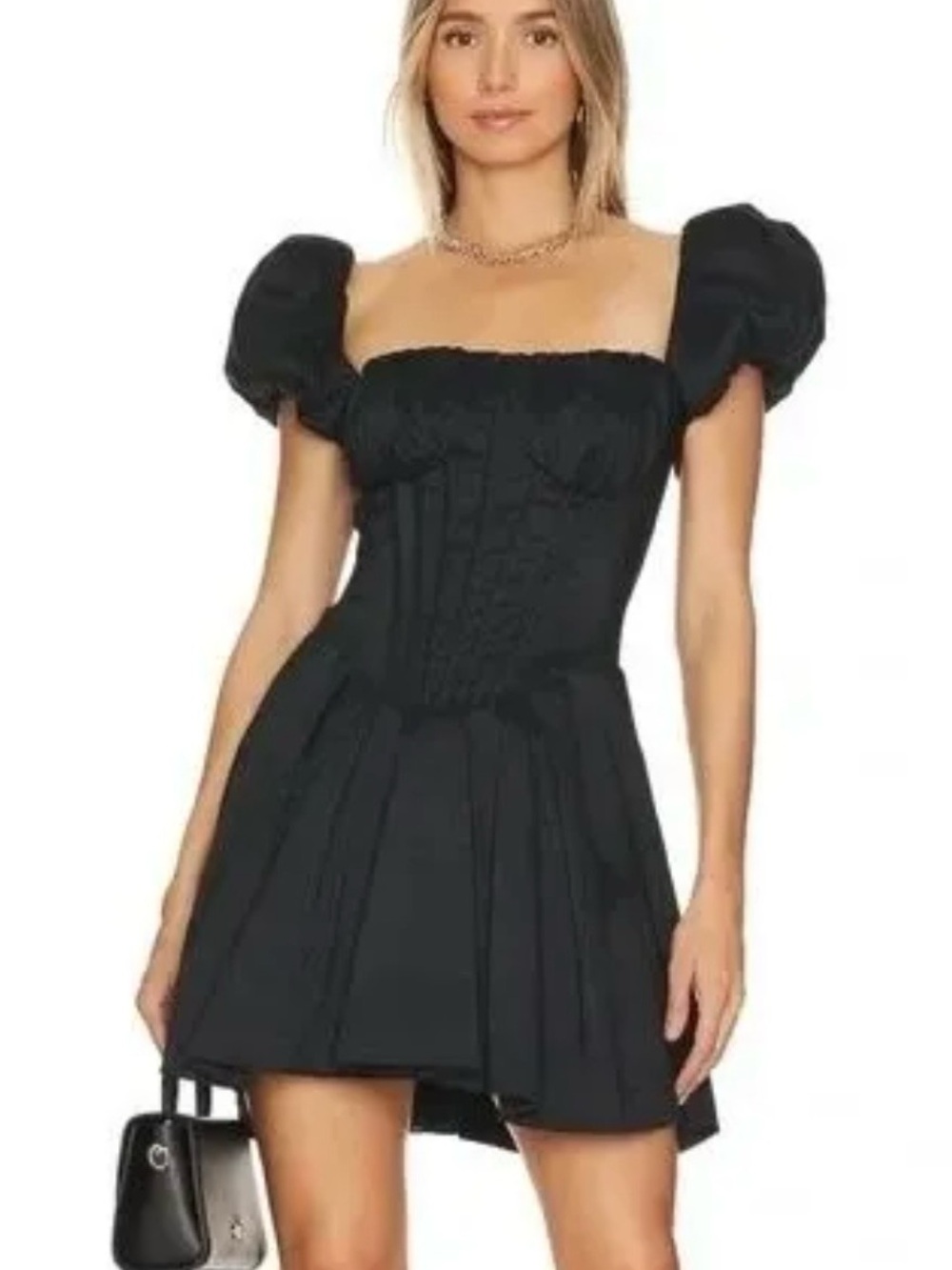 NWOT LPA Revolve Claudette Mini Dress In Black Size XS Retail $248 - Picture 2 of 5